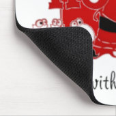 HOHOHO Een heerlijke kerst met dankbaarheid Muismat (Hoek)