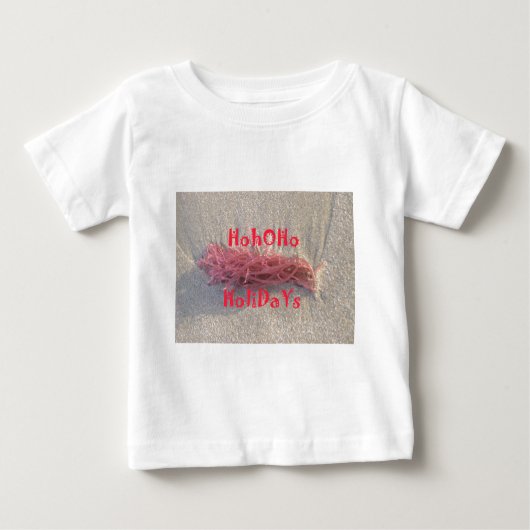 Hohoho Feestdagen van het strand T-shirt (Voorkant)