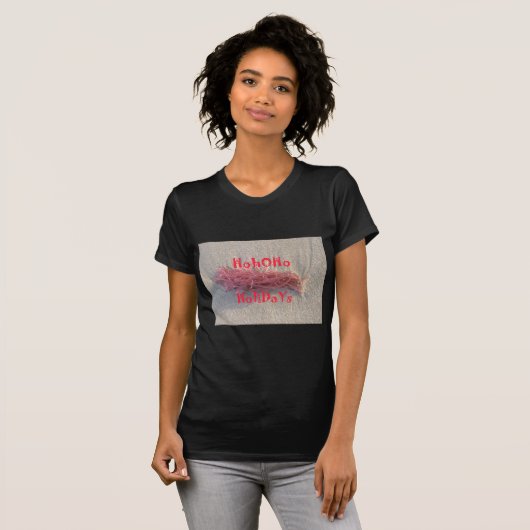 Hohoho Feestdagen van het strand T-shirt (Voorkant volledig)