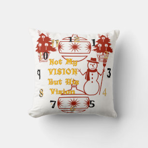 Hohoho! Gelukkig nieuwjaar met vrolijk kerstfeest Kussen