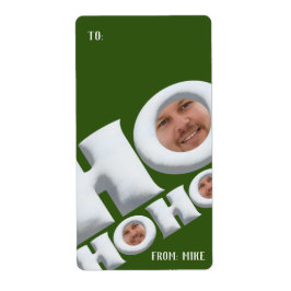 HOHOHO! Grappige vader gezicht vakantie cadeau sti Etiket