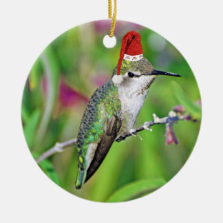 HoHoHo Hummingbird Keramisch Ornament