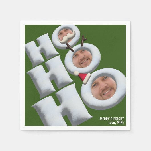 HOHOHO! Ik ben het! vakantiefeestje Servet (Voorkant)