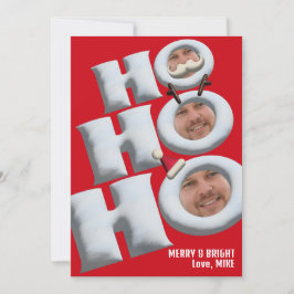 HOHOHO! Ik ben het! vakantiekaart Feestdagenkaart