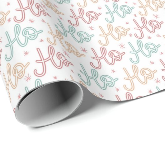HoHoHo kerstcadeau inpakpapier (Rol Hoek)