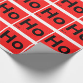 HoHoHo-kerstgear Cadeaupapier (Hoek)