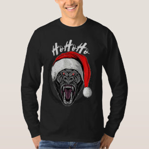 Hohoho KerstGorilla Costume Gorilla Christma T-shirt