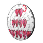 Hohoho! Kerstliefde desi Dartbord (Voorkant Rechts)