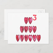 Hohoho! Kerstliefde desi Feestdagenkaart (Voorkant / Achterkant)