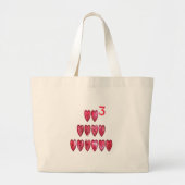 Hohoho! Kerstliefde desi Grote Tote Bag (Voorkant)