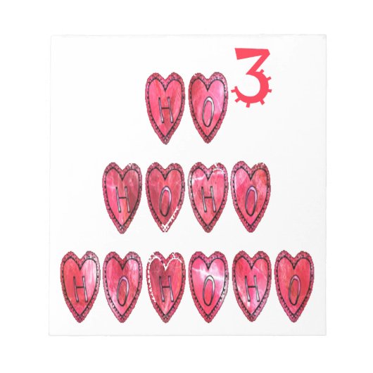 Hohoho! Kerstliefde desi Notitieblok (Voorkant)