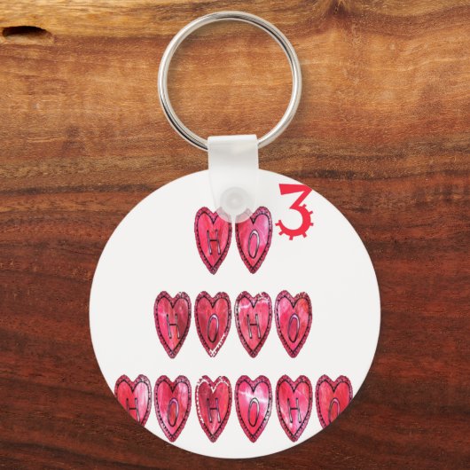 Hohoho! Kerstliefde desi Sleutelhanger (Voorkant)