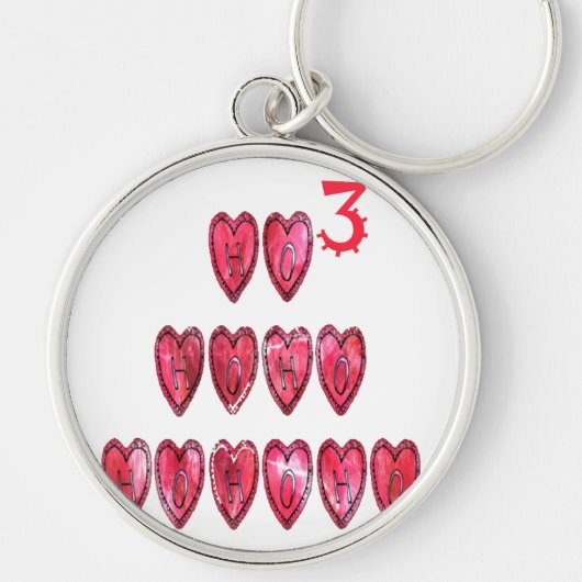 Hohoho! Kerstliefde desi Sleutelhanger (Voorkant)