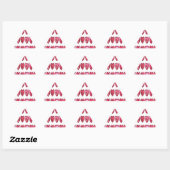 Hohoho! Kerstliefde desi Sticker (Vel)