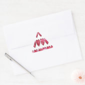 Hohoho! Kerstliefde desi Sticker (Envelop)