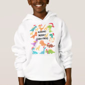 HoHoHo Kerstmis Dinosaurie Sweater (Voorkant)