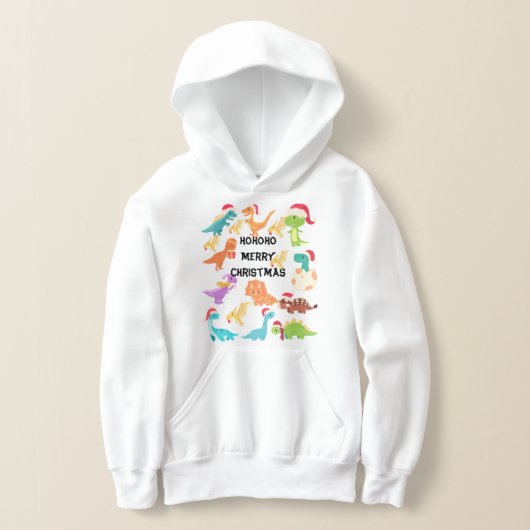 HoHoHo Kerstmis Dinosaurie Sweater (Laagn)