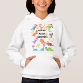 HoHoHo Kerstmis Dinosaurie Sweater (Voorkant)