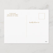 HoHoHo Kerstmis Familie Fotokaart Aangepast Feestdagenkaart (Achterkant)