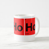 HoHoHo Kerstmis Periodieke Tabel van Elementen Koffiemok (Voorkant rechts)
