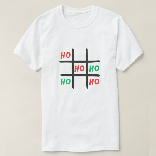 HoHoHo Kerstmis T-shirt (Design voorkant)