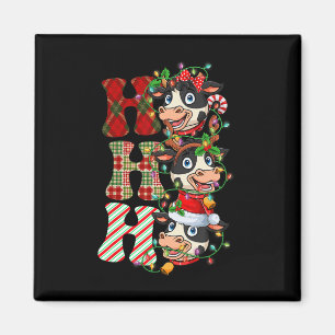 Hohoho Koeien Sinterklaas Pet Rendier Merry Christ Magneet