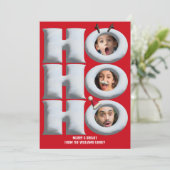 HOHOHO! Maak je eigen feestdagenkaart (Staand voorkant)