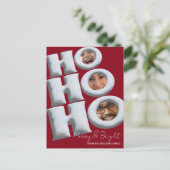 HOHOHO! Maak je eigen kerstkaart! Briefkaart (Staand voorkant)