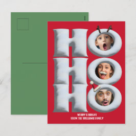 HOHOHO! Maak je eigen kerstkaart! Feestdagenkaart