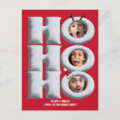 HOHOHO! Maak je eigen kerstkaart! Feestdagenkaart (Voorkant)