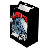 HoHoHo Medium Cadeauzakje (Voorkant Gekanteld)