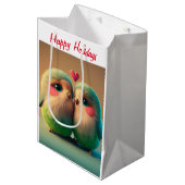 HoHoHo Medium Cadeauzakje (Voorkant Gekanteld)