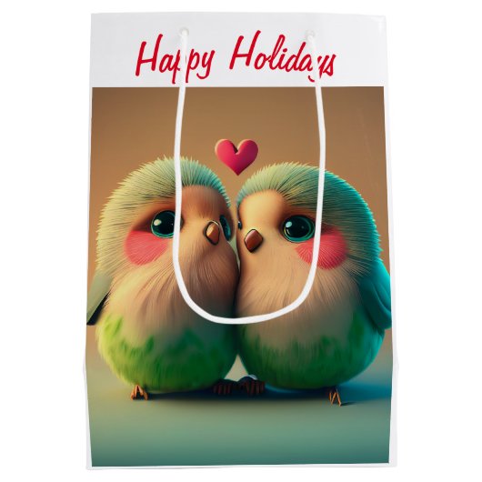 HoHoHo Medium Cadeauzakje (Achterkant)