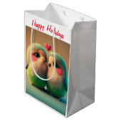 HoHoHo Medium Cadeauzakje (Achterkant Gekanteld)