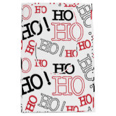 HoHoHo Medium Cadeauzakje (Voorkant)