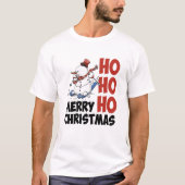 Hohoho Merry Christmas. T-shirt (Voorkant)