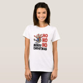 Hohoho Merry Christmas. T-shirt (Voorkant volledig)