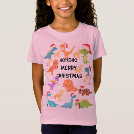HoHoHo Prettig Kerstmis Dinosaur T-Shirt