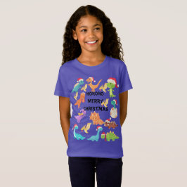 HoHoHo Prettig Kerstmis Dinosaur T-Shirt