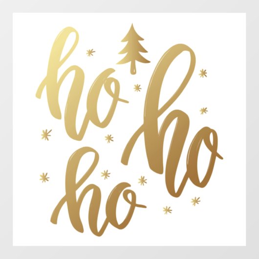 HOHOHO RAAMSTICKER (Vel)