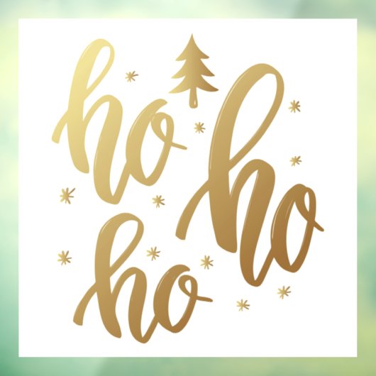 HOHOHO RAAMSTICKER (Vel 3)