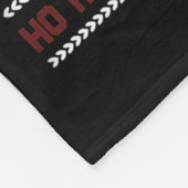 Hohoho Santa Claus Dabbing Ugly Christmas Sweater Fleece Deken (Hoek)