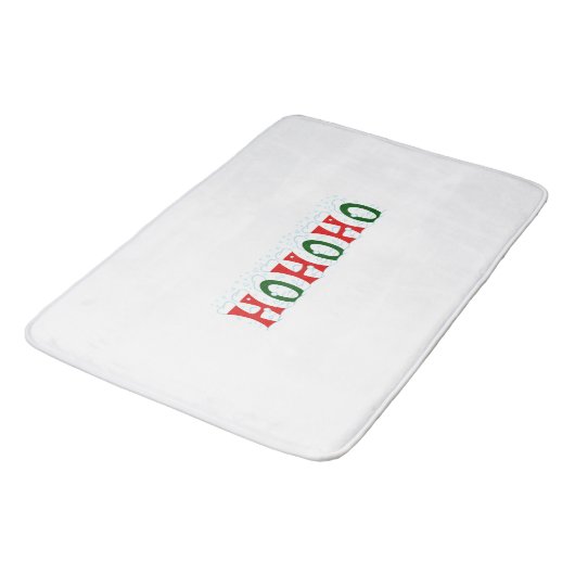 HOHOHO Santa Claus Laugh Snow Blizzard Kerstmis Badmat (Gekanteld)