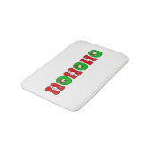 HOHOHO Santa Claus Laugh SnowMan Cute Kerstmis Badmat (Gekanteld)