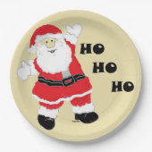 HoHoHo Santa Papieren Bordje (Voorkant)
