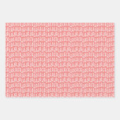 Hohoho schattig leuk kleurrijk Kerstmis Inpakpapier Vel (Voorkant 2)