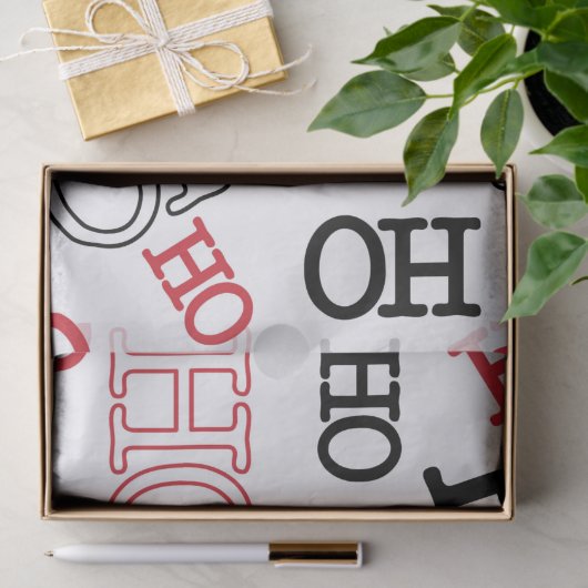 HoHoHo Tissuepapier (Geschenk)
