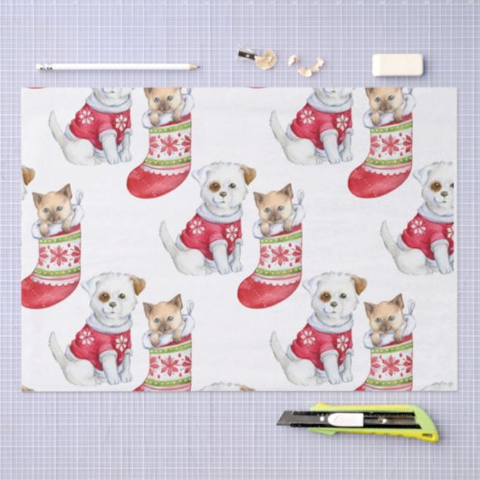 HoHoHo Tissuepapier (Craft)