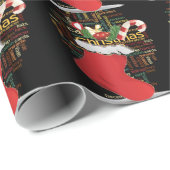 HoHoHo! Vrolijk kerstfeest en een gelukkig nieuwja Cadeaupapier (Rol Hoek)