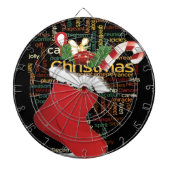 HoHoHo! Vrolijk kerstfeest en een gelukkig nieuwja Dartbord (Voorkant)